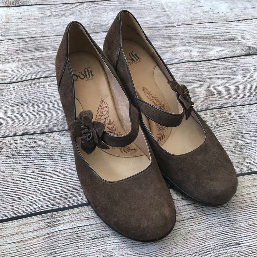 Sofft Brown Leather Pumps